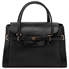 Tuscany Leather NeoClassic - Lady læder håndtaske with twist lock i farven sort