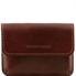 Tuscany Leather Eksklusiv læder business cards holder i farven brun