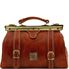 Tuscany Leather Monalisa - Doctor gladstone læder taske med stropper i farven lyse brun