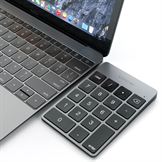 Satechi Slim trådløst numeriske tastatur - Genopladelige Bluetooth-tastatur i aluminium - Space Grey