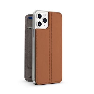 Twelve South SurfacePad til iPhone 11 Pro i brun - ultra-tynd luksuriøs læder cover
