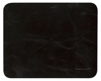 dbramante1928 Copenhagen læder musemåtte på 20x25 cm - sort