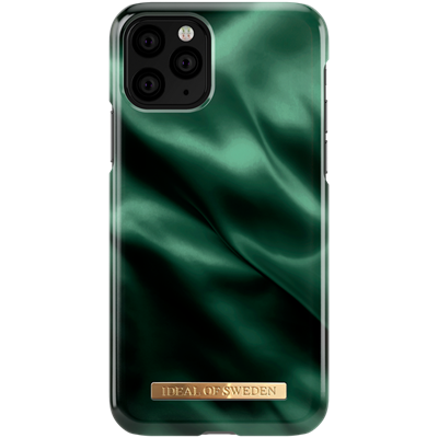 IDeal of Sweden fashion case bagside cover til iPhone 11 pro i Emerald satin