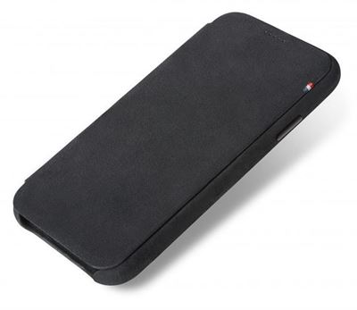 Decoded cover til iPhone Xs Max i sort læder med klap