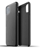 Mujjo læder cover til iPhone 11 pro Max - bagside cover i sort læder