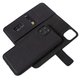 Decoded 2 I 1 cover til iPhone 11 Pro i sort læder med kreditkortholder