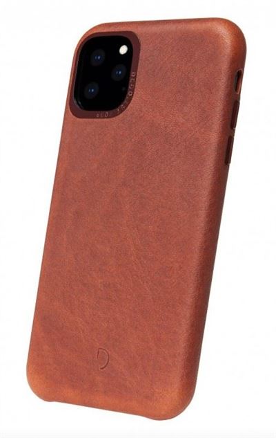 Decoded læder cover til iPhone 11 Pro bagside cover i brun læder