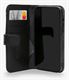 Decoded 2 I 1 cover til iPhone 13 i sort læder med kreditkortholder