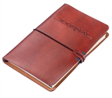 Troika dagbog og notesbog i brun