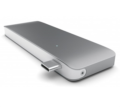 Satechi USB Hub 3-i-1 HUB Kompatibel med MacBook - Space grey