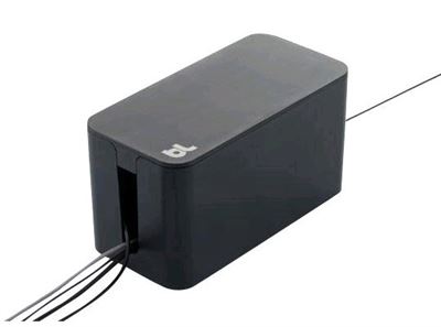 Bluelounge Cablebox i sort - Original Bluelounge kabel skjuler - flamme hæmmende materiale