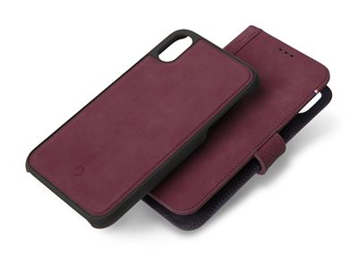 Decoded 2 i 1 cover til iPhone Xs Max i bordeaux 