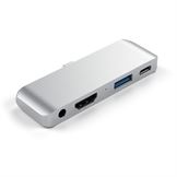 Satechi USB-C Mobile Pro Hub - den perfekte følgesvend til din nye iPad Pro - Silver