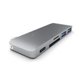 Satechi USB Hub 3-i-1 HUB Kompatibel med MacBook - Space grey