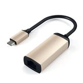 Satechi USB-C til Gigabit Ethernet i Guld