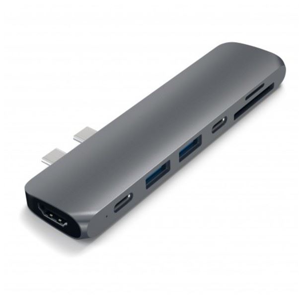 Satechi USB-C 3.1 PRO Hub med 4K HDMI nye MacBook Pro 13 og 15 ( Space gray ) | Bestil ST-CMBPM-PA-p77