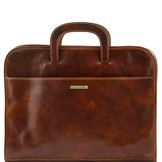 Tuscany Leather Sorrento - Dokument læder taske i farven brun