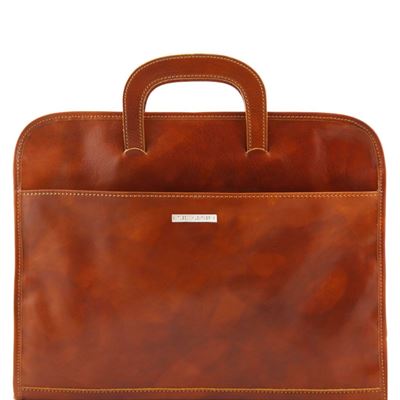 Tuscany Leather Sorrento - Dokument læder taske i farven lyse brun