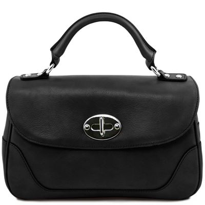 Tuscany Leather NeoClassic - Lady Læder duffel taske i farven sort