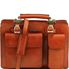 Tuscany Leather Tania - Læder dame håndtaske - Model stor i farven lyse brun