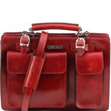 Tuscany Leather Tania - Læder dame håndtaske - Model stor i farven rød