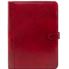 Tuscany Leather Adriano - Læder dokument case med knap lukning i farven rød