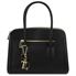 Tuscany Leather Keyluck - Blød læder håndtaske i farven sort