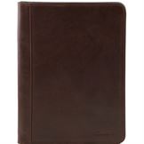 Tuscany Leather Ottavio - Læder dokument mappe i farven mørke brun