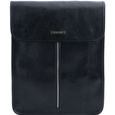 Tuscany Leather Eksklusiv læder shirt case i farven sort