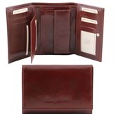 Tuscany Leather Eksklusiv læder pung til kvinder i farven brun