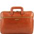 Tuscany Leather Caserta - Dokument læder taske i farven lyse brun