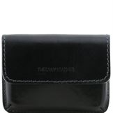 Tuscany Leather Eksklusiv læder business cards holder i farven sort