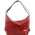Tuscany Leather Sabrina - Læder hobo taske i farven rød
