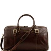 Tuscany Leather Berlin - Rejsetaske i læder - Model lille i farven mørke brun