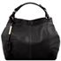 Tuscany Leather Ambrosia - Blød læder taske med skulderrem i farven sort