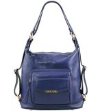 Tuscany Leather taske - læder taske i farven Blå