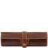 Tuscany Leather Eksklusiv læder kuglepen holder i farven brun