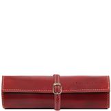 Tuscany Leather Eksklusiv læder jewellery case i farven rød