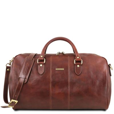 Tuscany Leather Lisbona - Rejsetaske i læder - Model stor i farven brun