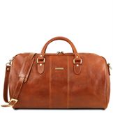 Tuscany Leather Lisbona - Rejsetaske i læder - Model stor i farven lyse brun