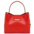 Tuscany Leather Clio - Saffiano læder secchiello taske i farven Læbestift rød