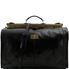 Tuscany Leather Madrid - Gladstone læder taske - Model stor i farven sort