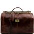 Tuscany Leather Madrid - Gladstone læder taske - Model lille i farven brun