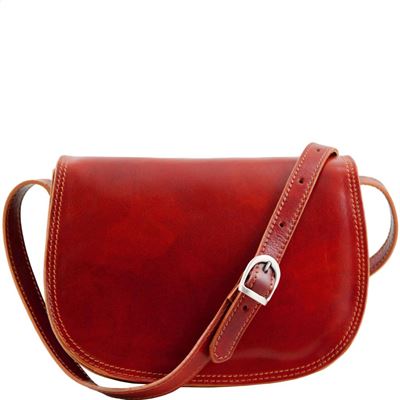 Tuscany Leather Isabella - Lady læder taske i farven rød