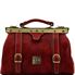 Tuscany Leather Monalisa - Doctor gladstone læder taske med stropper i farven rød