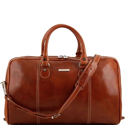 Tuscany Leather Paris - Rejsetaske i læder i farven lyse brun