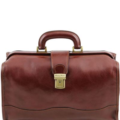 Tuscany Leather Raffaello - Doctor læder taske i farven brun