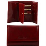 Tuscany Leather Eksklusiv læder pung til kvinder i farven rød