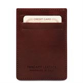 Tuscany Leather Eksklusiv læder cRødit/business card i farven mørke brun
