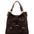 Tuscany Leather Melissa - Lady læder taske i farven mørke brun